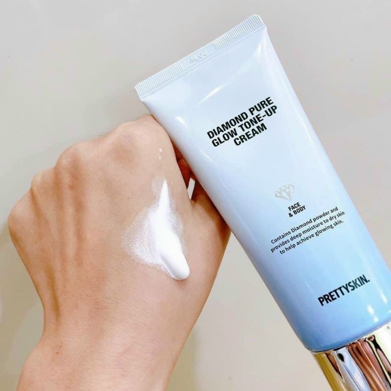 Kem dưỡng trắng Prettyskin Diamand Pure Glow Tone-up