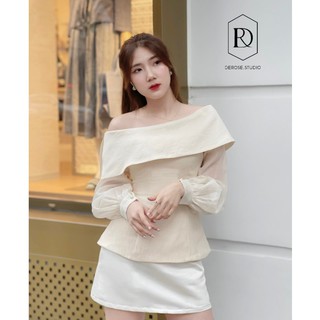Áo tơ lệch vai - Annie Top