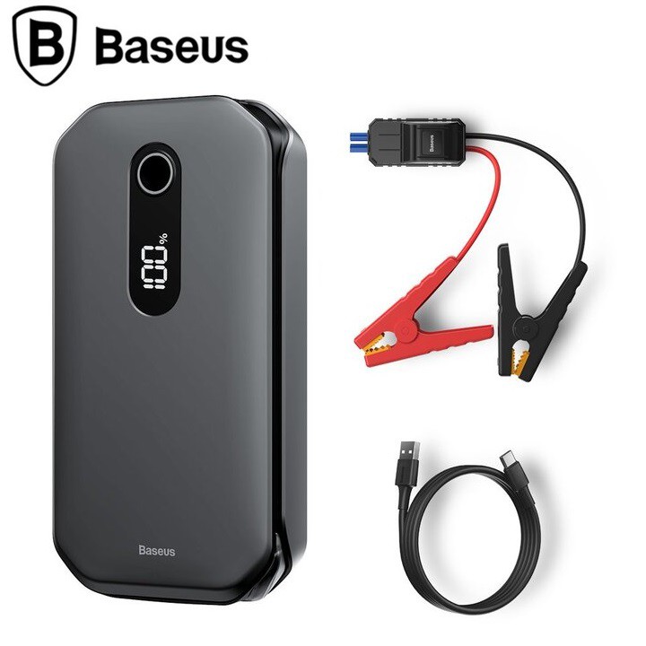 Bộ kích nổ xe ô tô, kiêm sạc dự phòng 12000mAh Thương hiệu cao cấp Baseus CRJS03-01 - HÀNG CHÍNH HÃNG