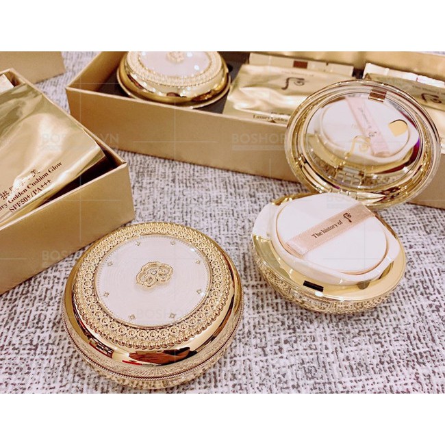 Set Phấn Nước Whoo Luxury Golden Cushion Glow No.21