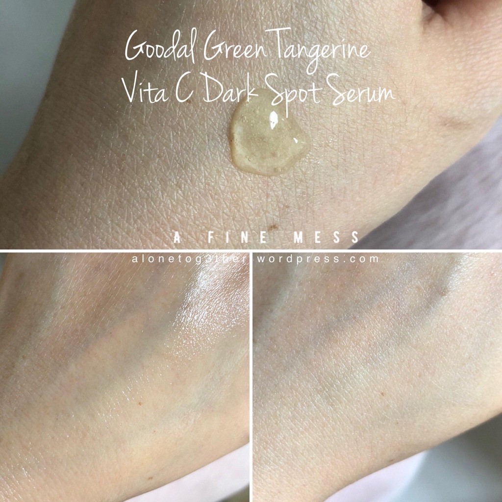 Bộ Tinh Chất Dưỡng Trắng Mờ Thâm Nám Goodal Green Tangerine Vita C Dark Spot Serum 40ml