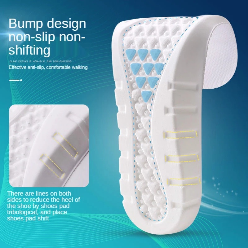 1 Cặp Đế Lót Giày Siêu Nhẹ Thoáng Khí Bằng EVA Cho Nam Nữ