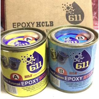 Keo EPOXY ab 611 dán đa năng, siêu dính, siêu cứng