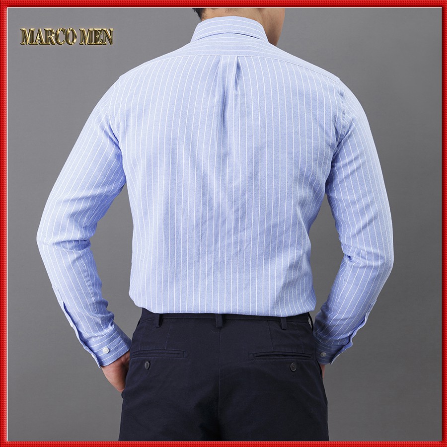 [HÀNG CAO CẤP] Áo sơ mi nam kẻ sọc dáng Regular fit phong cách hàn quốc vải oxford mát chống nhăn, thấm hút mồ hôi SM003 | BigBuy360 - bigbuy360.vn