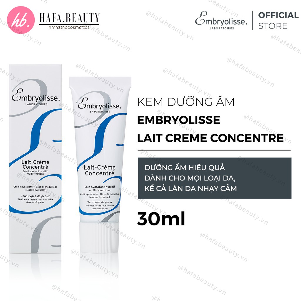 Kem Dưỡng Ẩm Embryolisse Lait Creme Concentre _ Kem dưỡng ẩm cho da khô, da dầu _ Embryolisse Chính Hãng