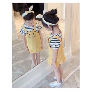 Đầm yếm bé gái