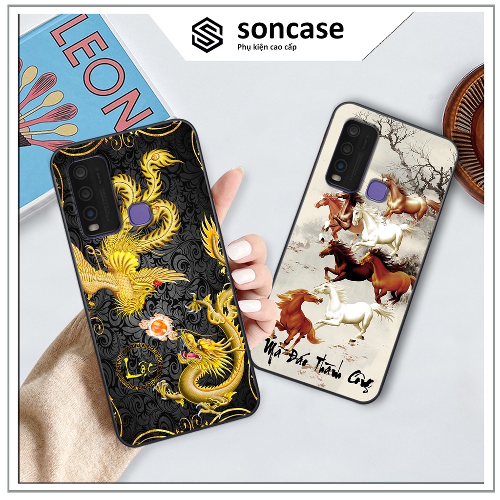Ốp Vivo Y30 / Y50 in hình tài lộc,mã đáo ốp lưng cao cấp chất lượng