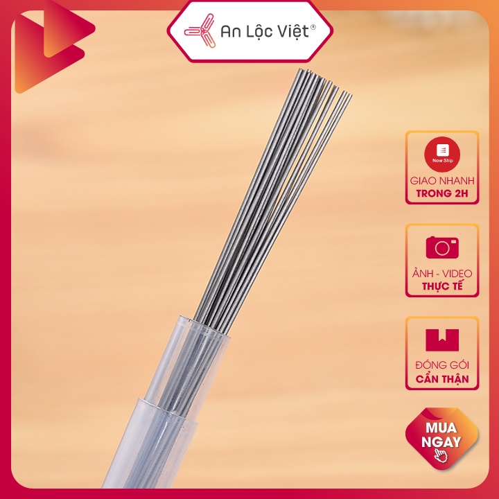 Combo 5 Ruột Bút Chì Kim 2B 0.5mm, 0.7mm DONA 8100 Chất Lượng Cao, Ruột chì cứng cáp