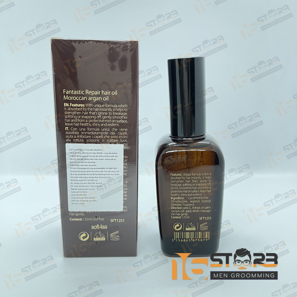 [Chính Hãng] Tinh dầu dưỡng tóc Aurane Softliss 125ml Hỗ Trợ Tái Tạo Cho Mái Tóc Bóng Mượt | BigBuy360 - bigbuy360.vn