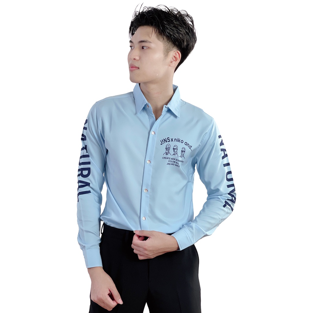 Áo sơ mi nam tay dài phong cách thời trang 4YOUNG SM202 | BigBuy360 - bigbuy360.vn