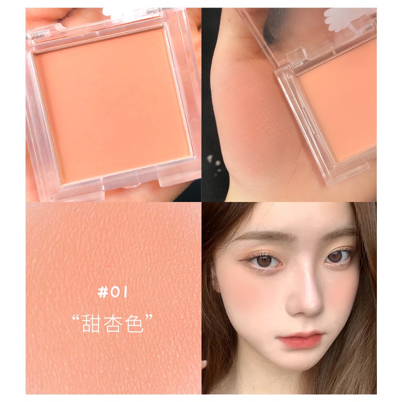 Màu Sắc (Hàng Mới Về) Phấn Má Hồng Đơn Sắc Trang Điểm Xinh Xắn | BigBuy360 - bigbuy360.vn