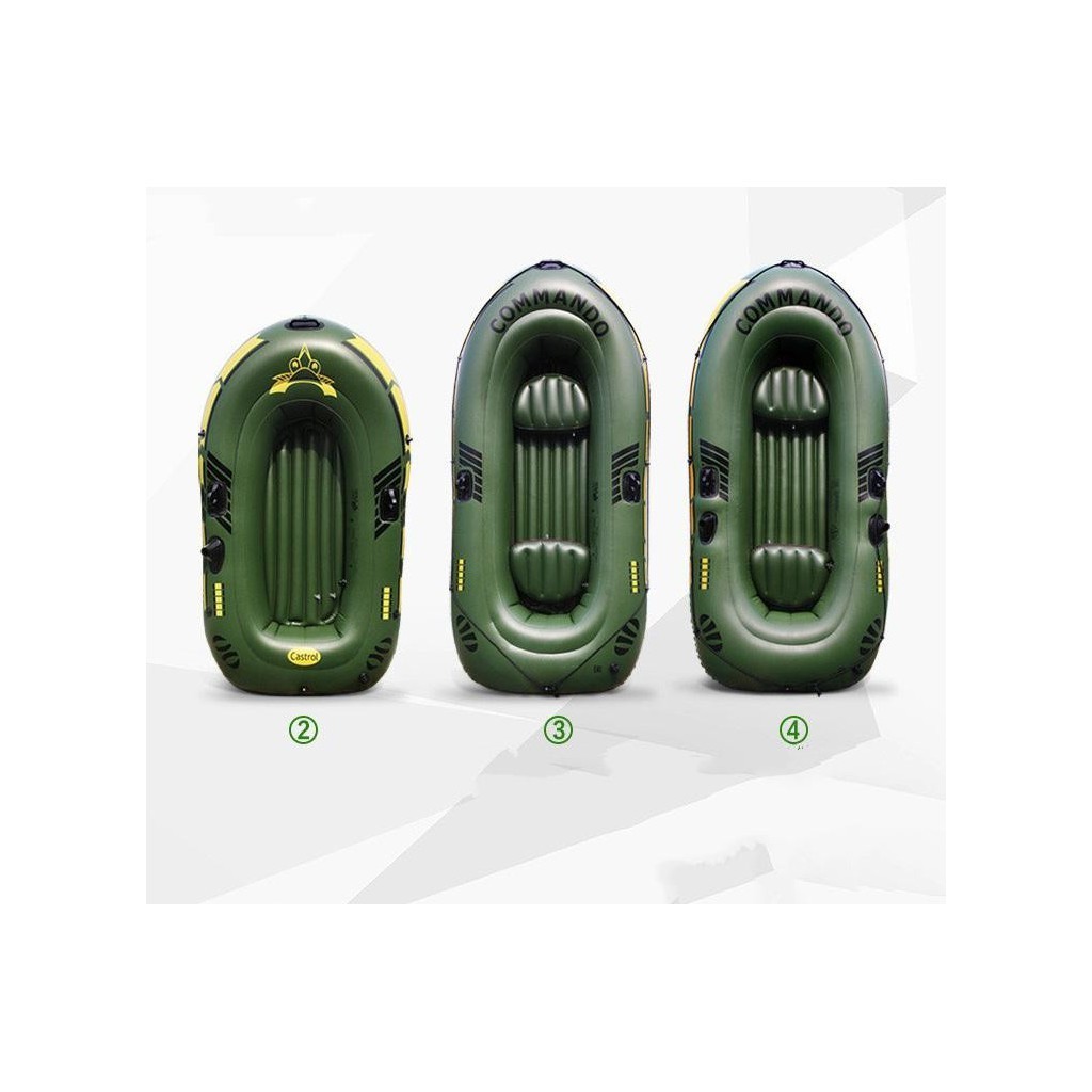 Xuồng Bơm Hơi Cao Cấp Dành Cho 3 Người- Thuyền Câu Cá Bơm Hơi