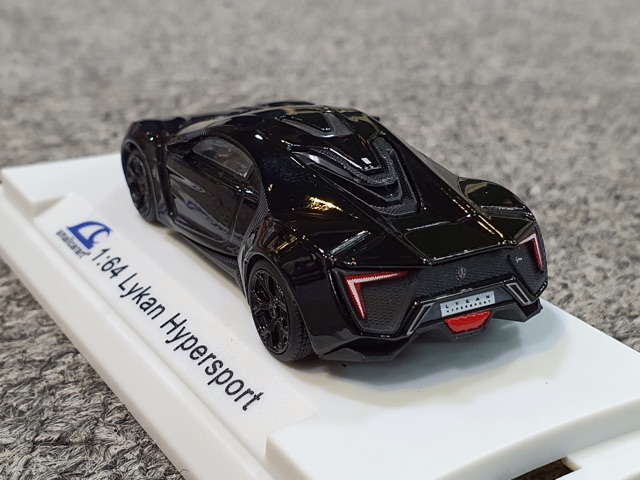 Xe Mô Hình Lykan Hypersport 1:64 Smallcarart ( Đen )