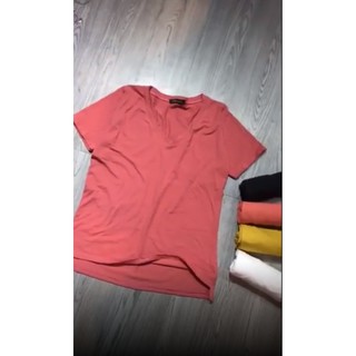 ÁO THUN CỔ TIM TRƠN BASIC