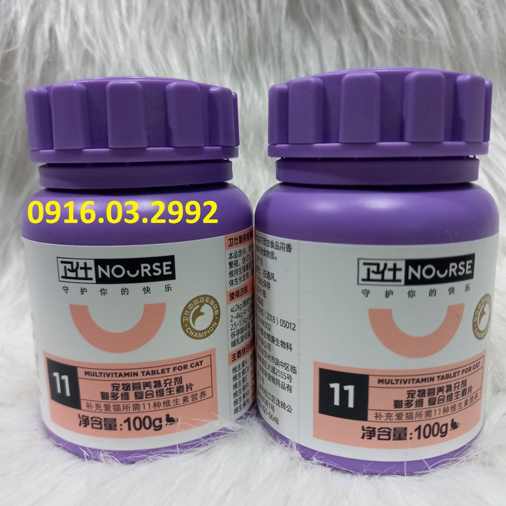 Vitamin cho mèo Nourse, Noure 11, Noure 09, Noure 12, Noure 15, Noure 21, Noure 22, Noure 09