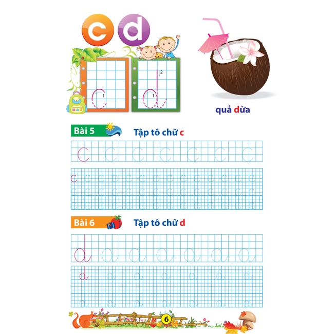 Sách - Bé chuẩn bị vào lớp 1 - Vở bé tập tô chữ mẫu giáo