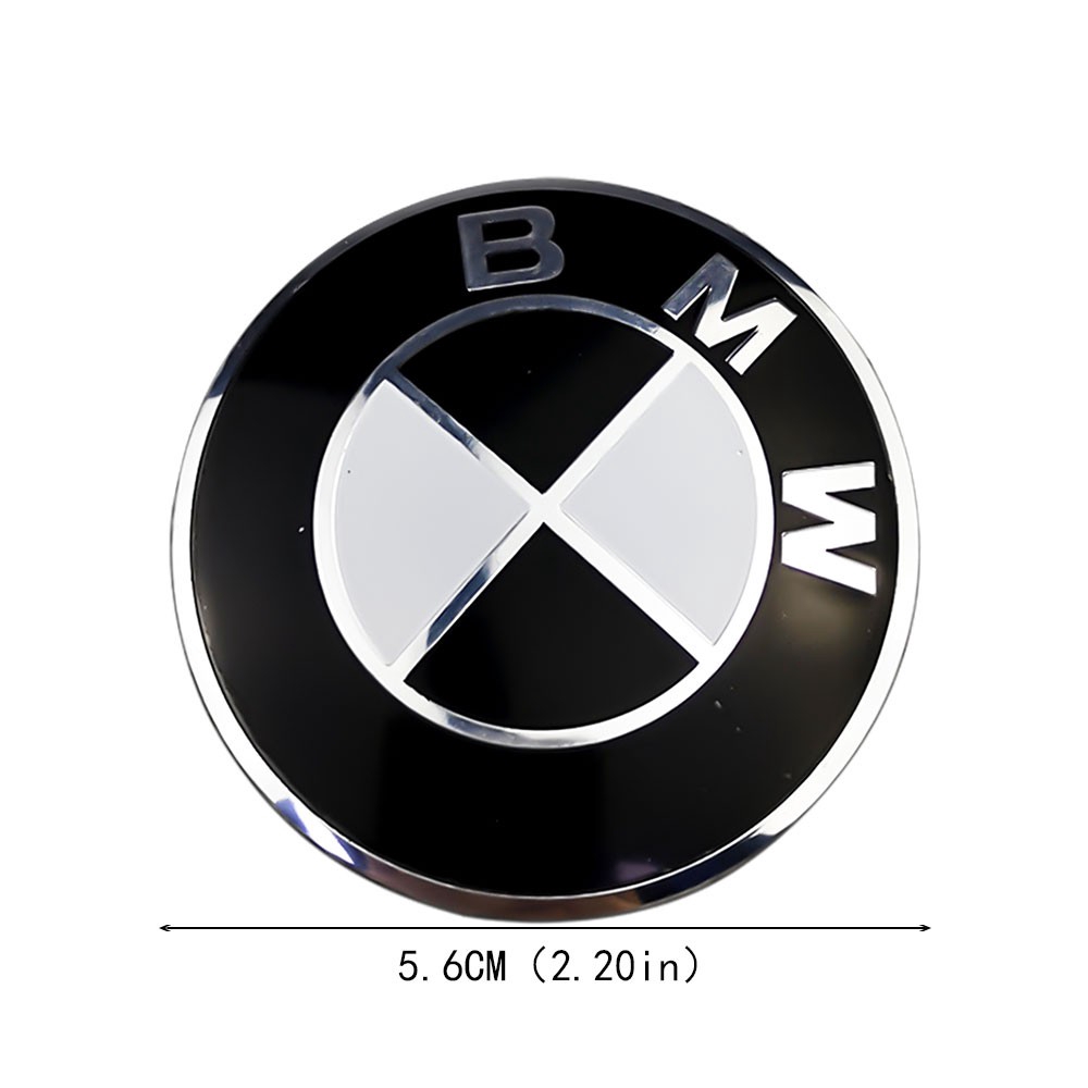 Bộ 4 miếng dán trục bánh xe 56mm dành cho BMW M