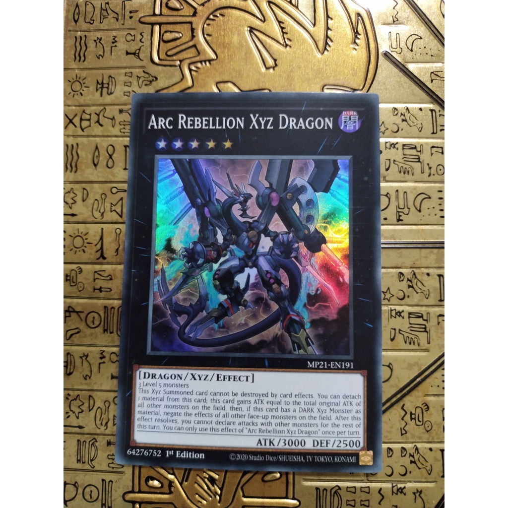 [Luffy TCG Shop] Thẻ trò chơi Yugioh UK chính hãng Konami Arc Rebellion Xyz Dragon MP21-EN191