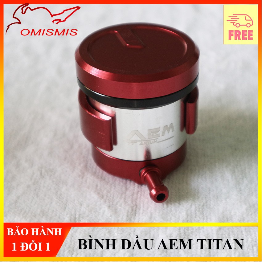 [HÀNG LOẠI 1] BÌNH DẦU AEM RIZOMA FULL TITAN CAO CẤP SÁNG BÓNG ĐẲNG CẤP