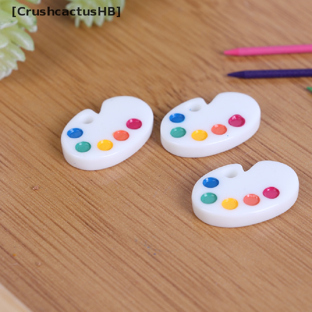 [CrushcactusHB] 1 Bảng Pha Màu Mini Tỉ Lệ 1: 12 Trang Trí Nội Thất Nhà Búp Bê