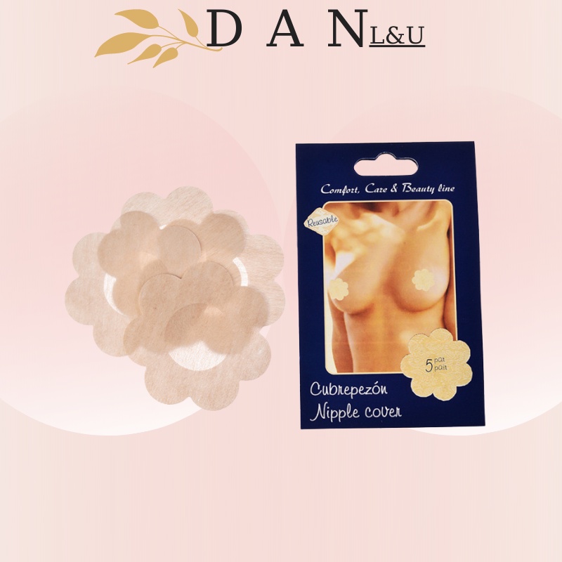 Bộ 10 Miếng Dán Nhũ Hoa Đầu Ti DAN L&amp;U 022