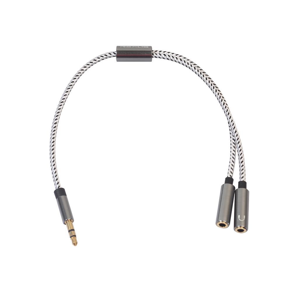 Cáp Chuyển Đổi Âm Thanh 3.5mm Đầu Đực Sang 2 Đầu Cái