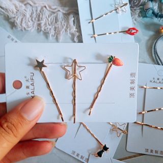[COMBO] 5 set cột tóc Hàn Quốc 3 món ĐƯỢC LỰA MẪU