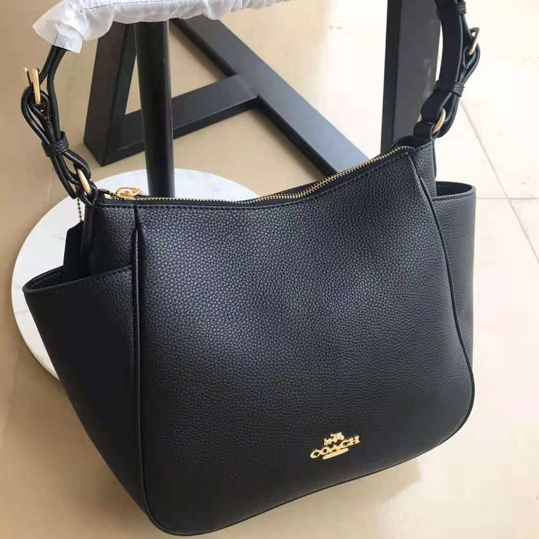 COACH C2853 Women Bags Fashion Shoulder Handbag Classic All-match Pure Color Exquisite and Elegant, Large Capacity and Practical