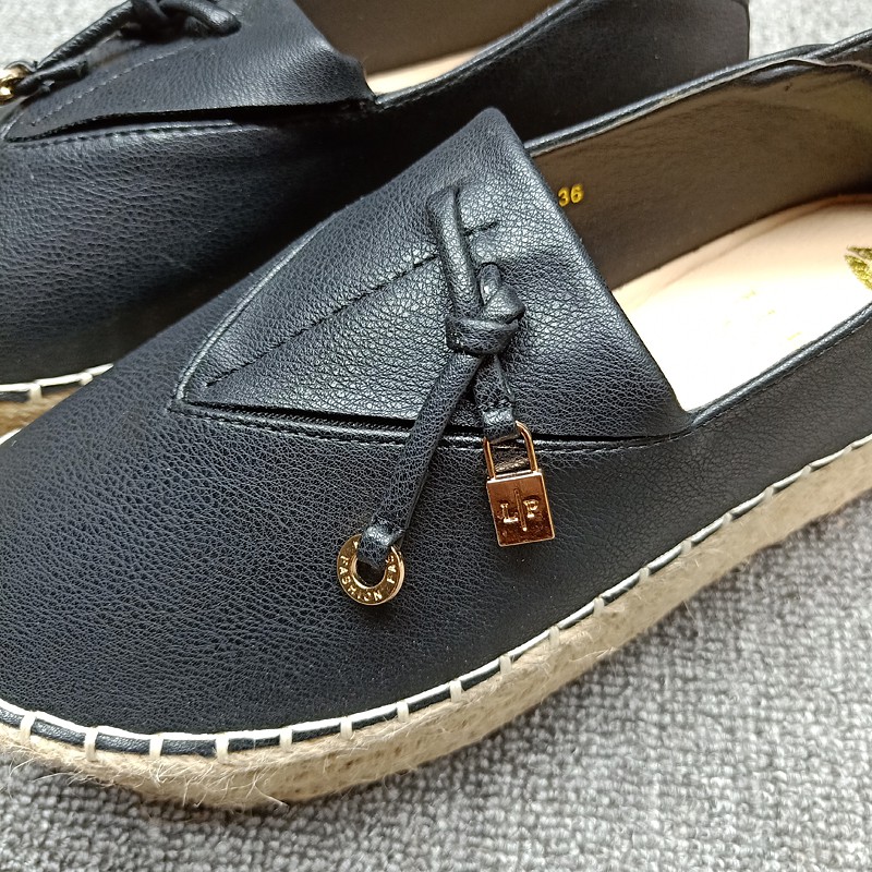 Giày slipon cói đế bánh mỳ 5cm xuất khẩu mẫu mới 2021