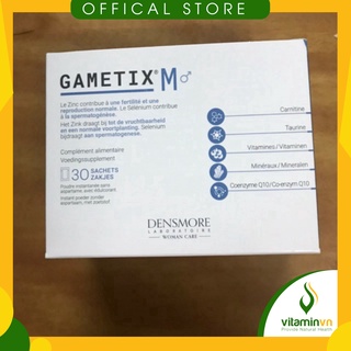 GAMETIX M - Hỗ trợ tăng chất lượng tinh trùng cho nam giới - Hộp 30 gói