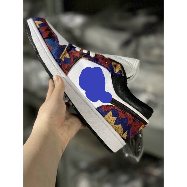 Giày Sneaker Jd Low Thổ Cẩm Giày Thể Thao Nam Nữ Thấp Cổ Full Boxbill