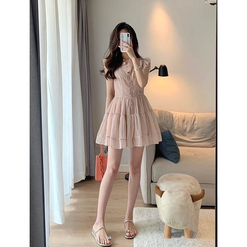 Váy bánh bèo nữ HuaHua đầm tiểu thư ulzzang hàn quốc đẹp VT68