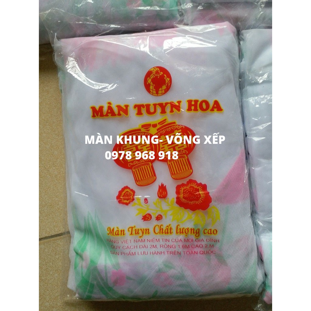 Màn ngủ có hoa có của, mùng dây màn dây đẹp Đức Mạnh