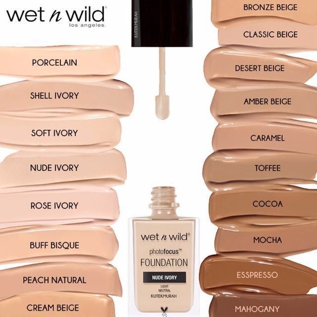 THANH LÝ BỊ LỖI DO VẬN CHUYỂN  KEM NỀN WET N WILD PHOTO FOCUS FOUNDATION