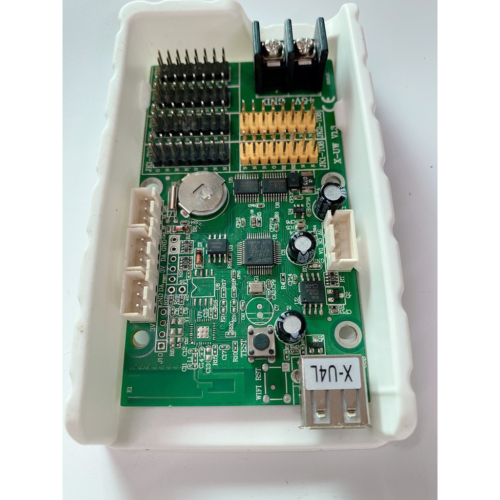 Card BX  XU4L thay thế BX5U0, Mạch điều khiển module led BX XU4L 4 tầng module 1 màu, 3 màu