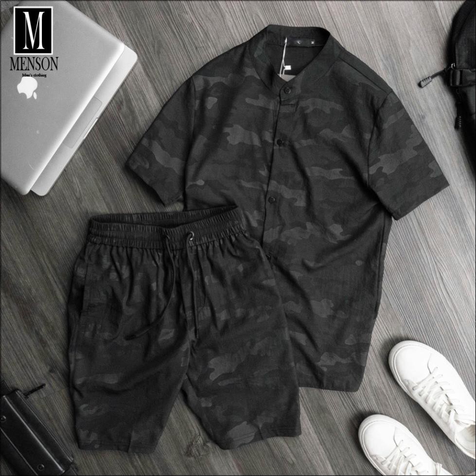 ⭐️SIÊU CHẤT⭐️Đồ Bộ Nam giàn di mùa hè chất mát - Bộ thể thao nam cổ tàu ngắn tay, co giãn MENSON L38