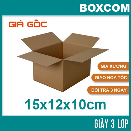 [HCM] - Size 15x12x10 Thùng Carton, hộp carton đóng hàng