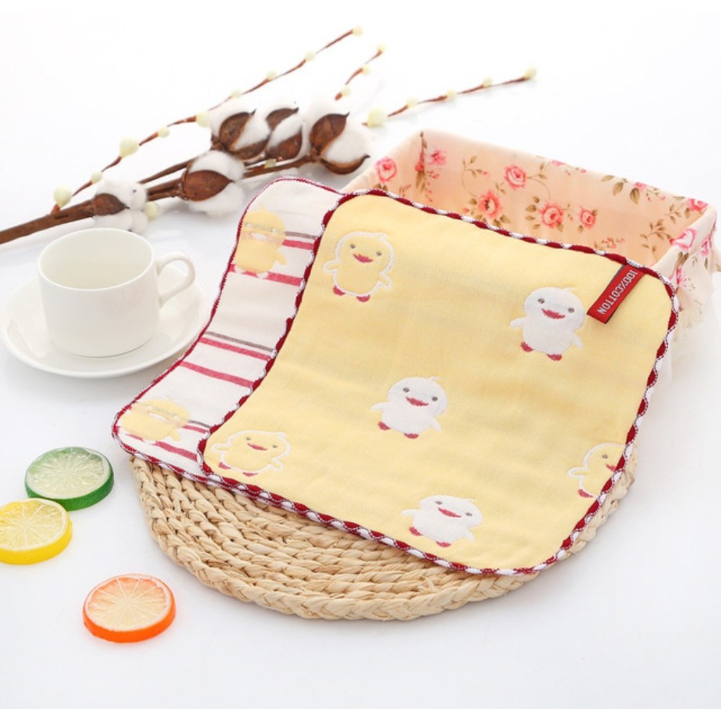 Set 5 khăn xô sữa sợi tre 6 lớp Lee Lee Kids