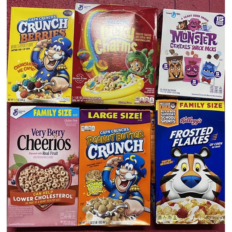 Ngũ cốc ăn sáng các hãng : kelloggs, Gener al..- Mỹ