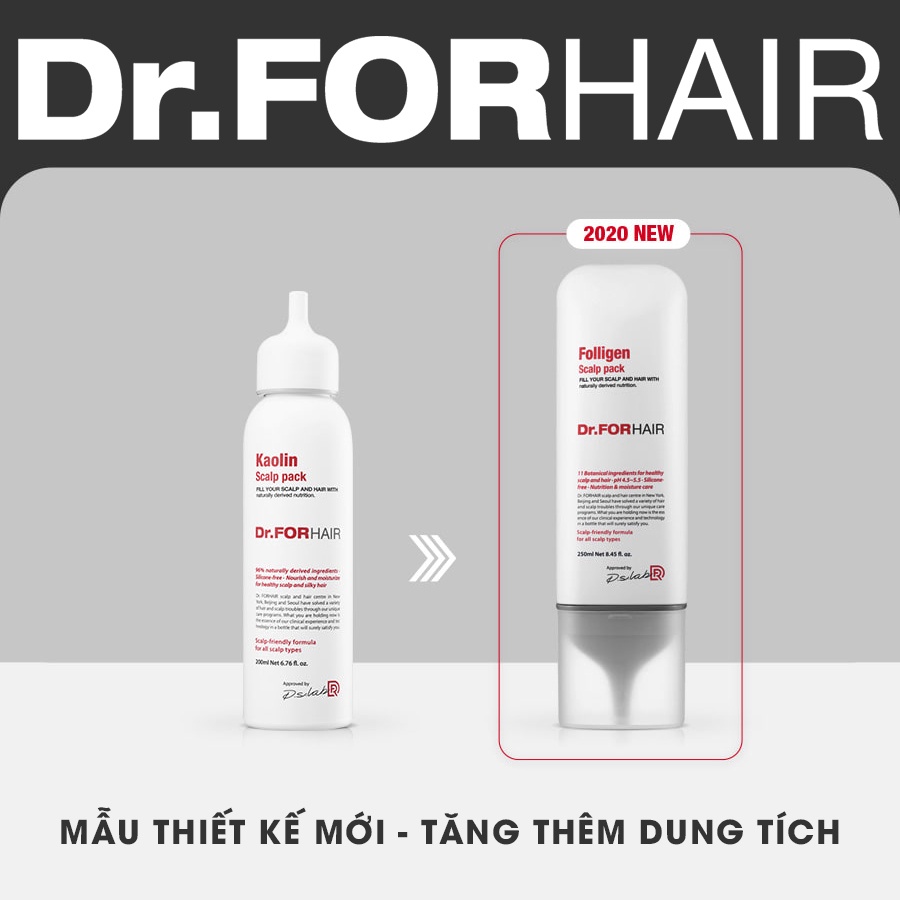 Dầu Xả Dưỡng Tóc Tóc Suôn Mượt  Dr.FORHAIR Folligen Scalp Pack 250ml