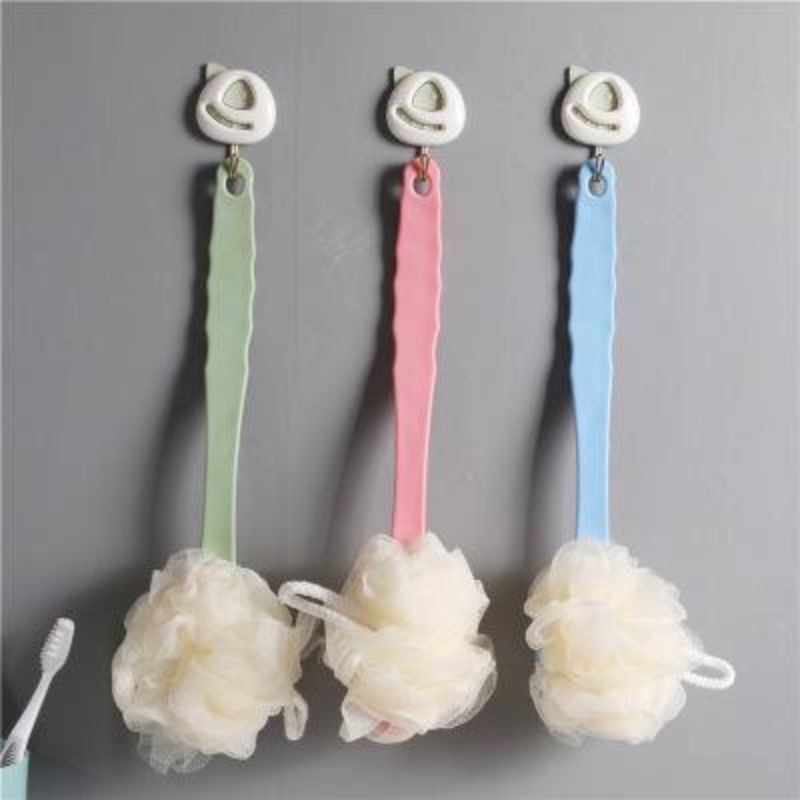 Combo 3 Bông Tắm Kèm Cọ Lưng Đa Năng Chất Liệu Cao Cấp