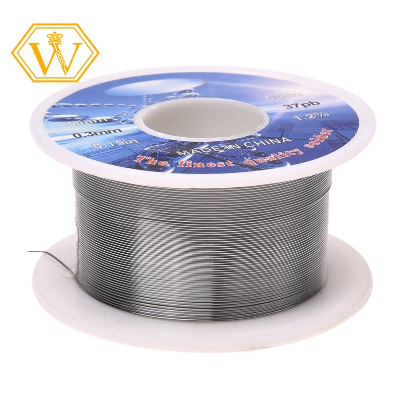 ~Stock~Solid Solder 0.3mm Dia Flux Core 63% Tin 37% Lead Long Wire Reel
