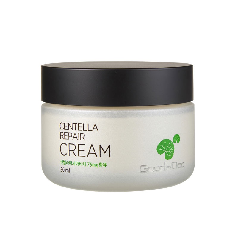 Kem Rau Má Dưỡng Ẩm Phục Hồi Giảm Thâm Nám Trắng Sáng Da Chống Lão Hóa GoodnDoc Centella Repair Cream