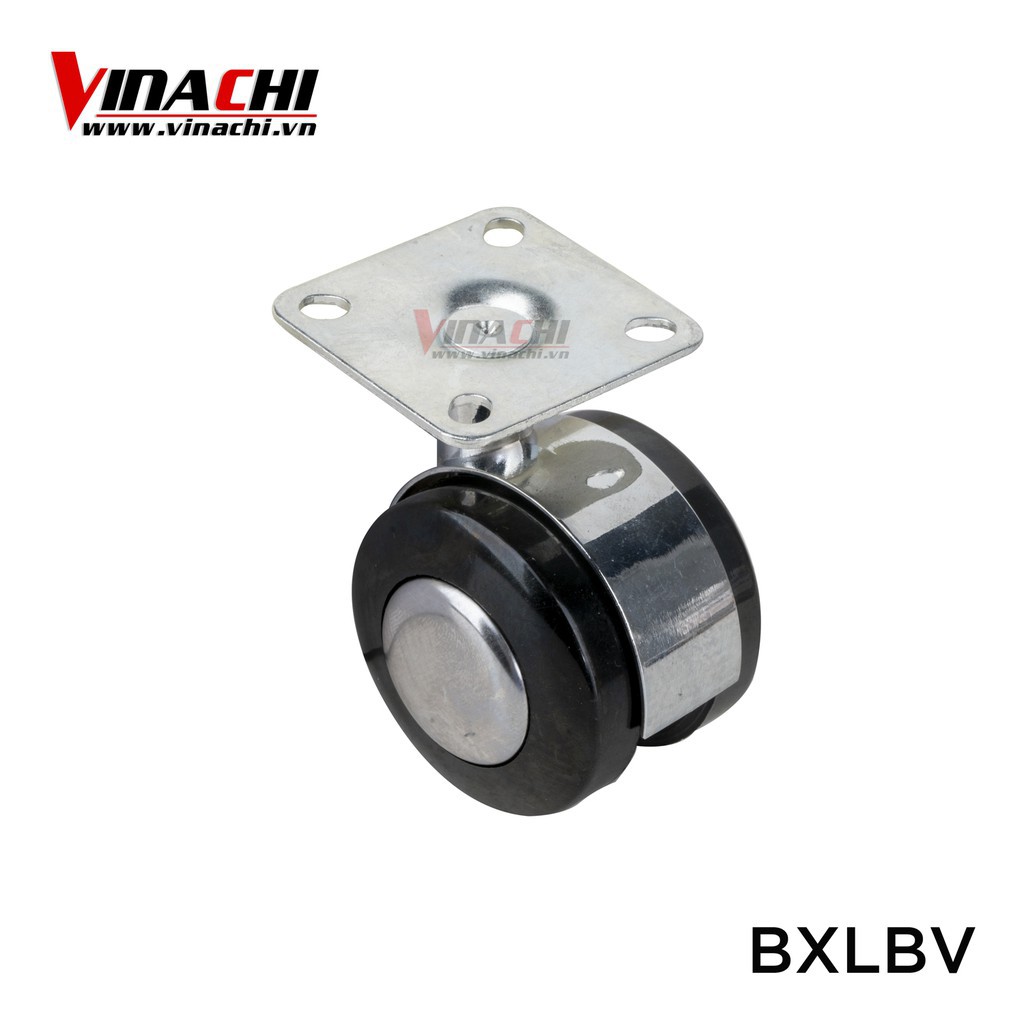 Bánh Xe Lăn Inox Đế Bắt Bắt Vít - 50mm Giúp Cố Định Sản Phẩm, Chống Trôi Tăng Khả năng Chịu Lực