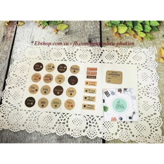 5 bảng tem nhân bánh Trung Thu hiện đại nhiều mẫu hàng thiết kế