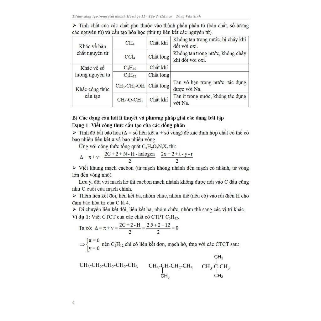 Sách Tư Duy Sáng Tạo Trong Giải Nhanh Hóa Học 11 Tập 2 (Hữu Cơ)