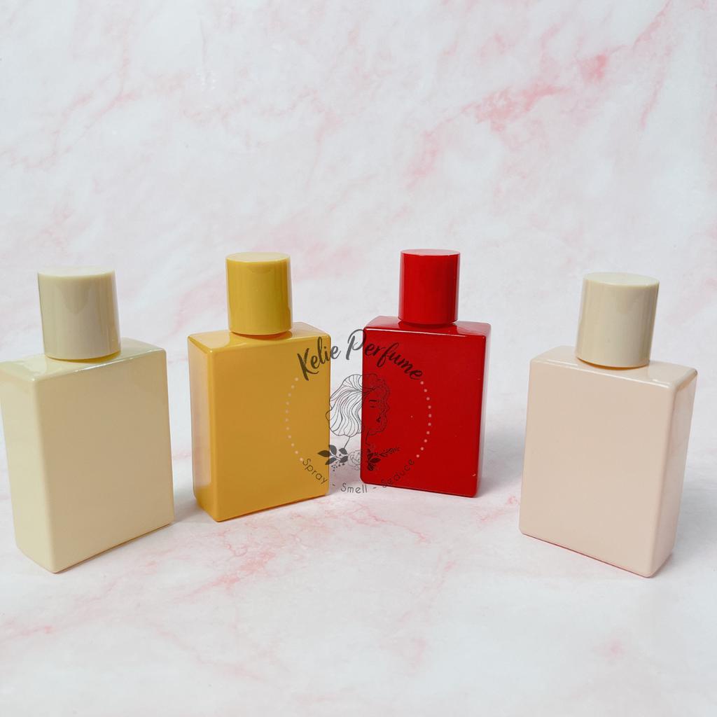 [HCM] Chai chiết nước hoa 30ml kiểu Bloom màu pastel thủy tinh cứng cáp, vòi xịt phun sương.
