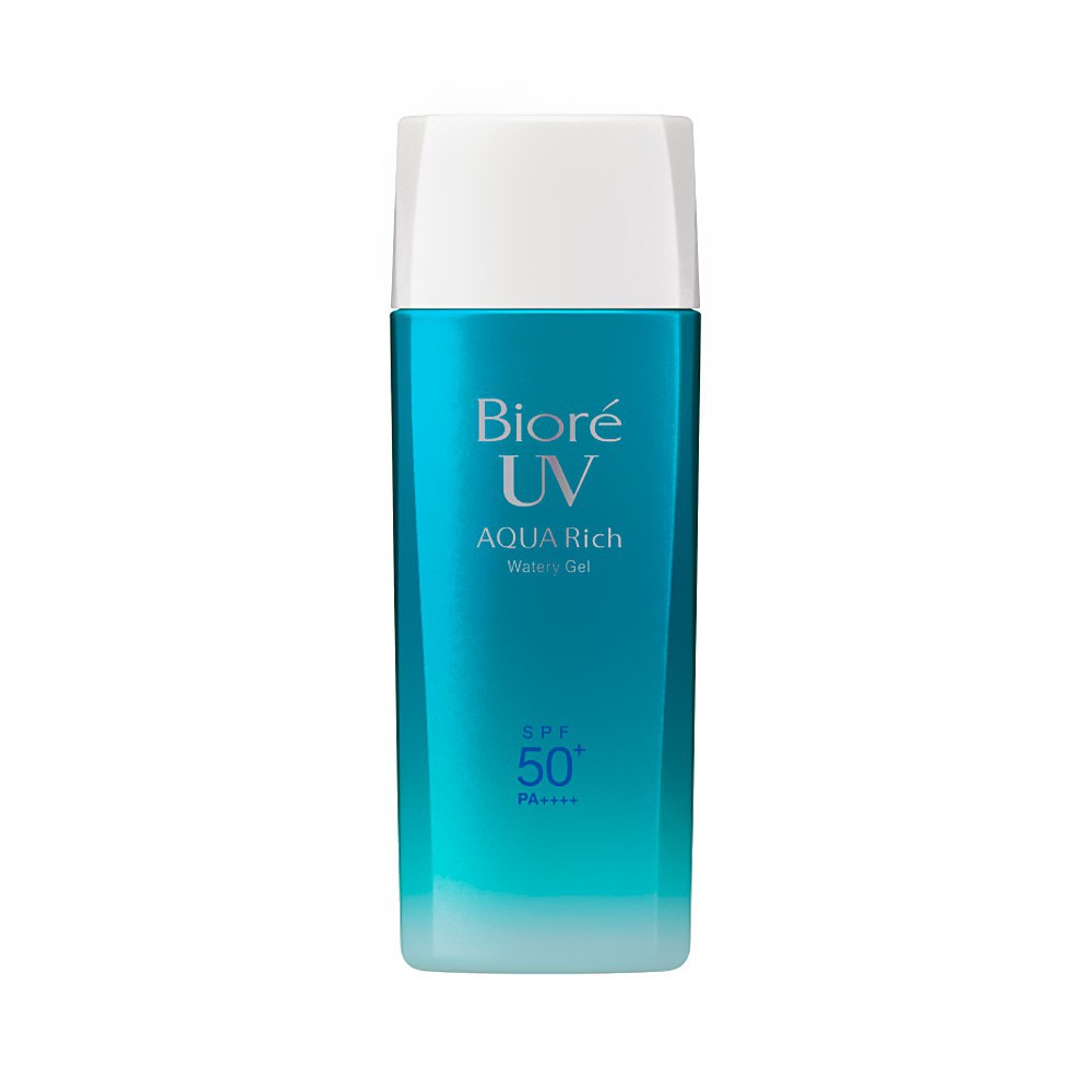 [Thổ] KEM CHỐNG NẮNG BIORE UV AQUA RICH WATERY GEL SPF50+/PA++++ 90ML - SỬ DỤNG CẢ MẶT VÀ TOÀN THÂN - HÀNG NHẬT NỘI ĐỊA