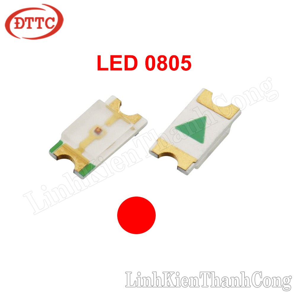 Gói LED dán 0805 màu đỏ (10 chiếc)