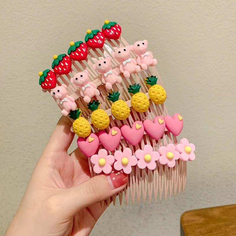 Kẹp Tóc Hình Hoạt Hình Dễ Thương Cho Bé Gái
